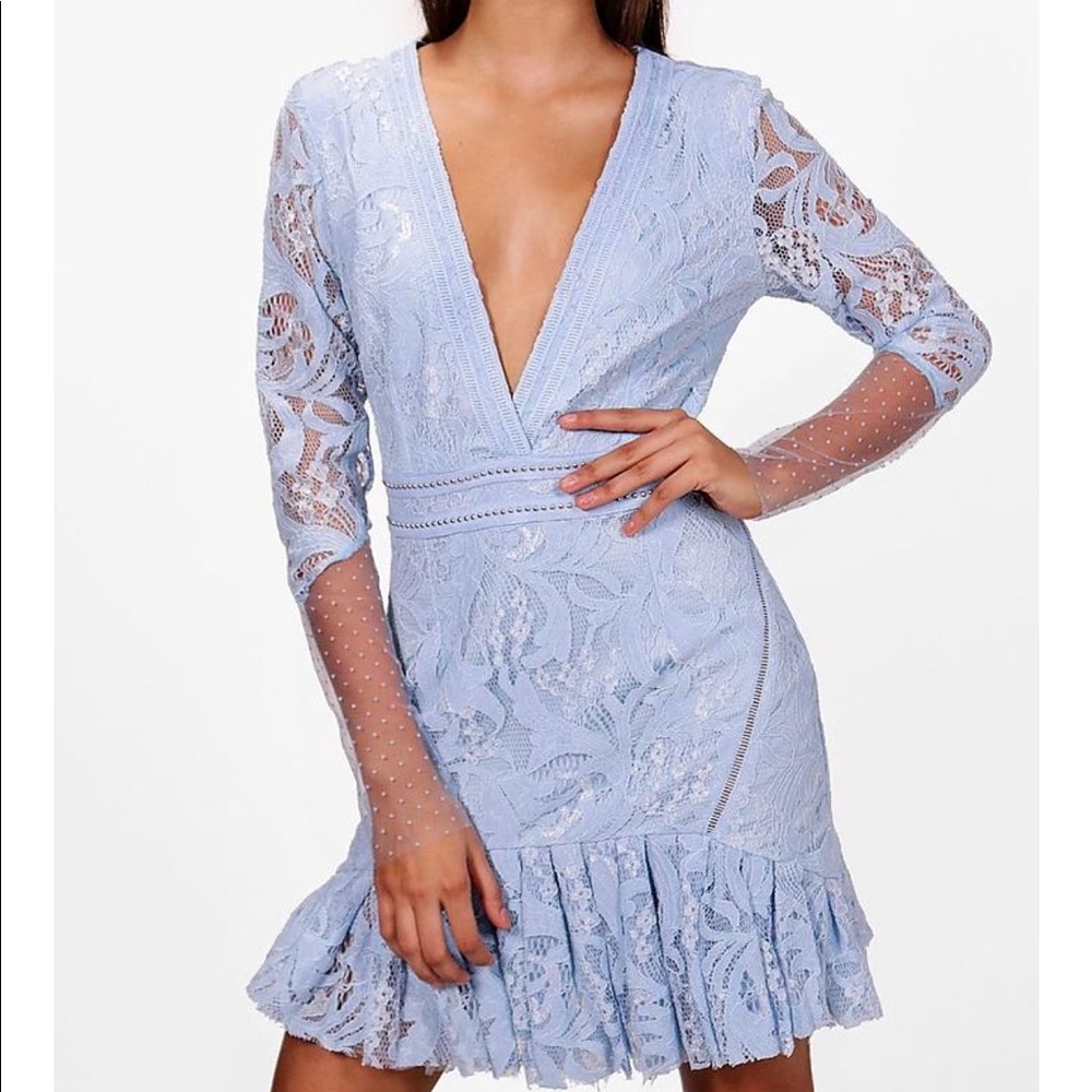 Stud and Lace Rara Dress